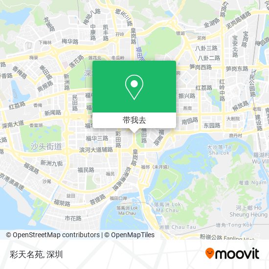 彩天名苑地图