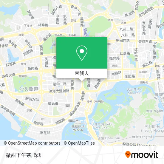 微甜下午茶地图