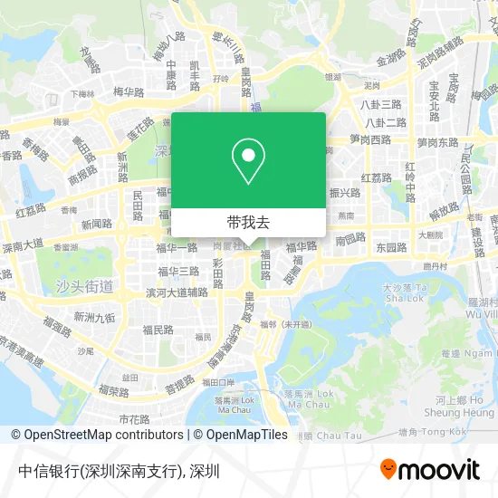 中信银行(深圳深南支行)地图