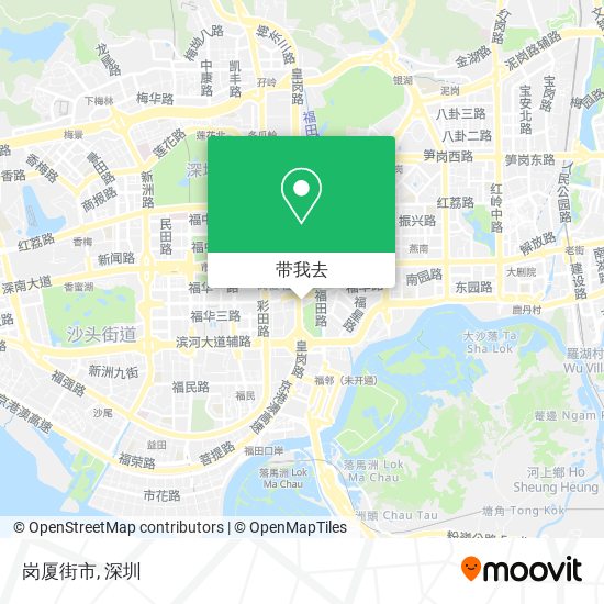 岗厦街市地图