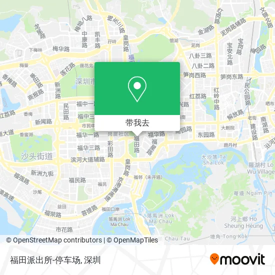 福田派出所-停车场地图