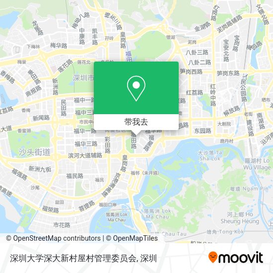 深圳大学深大新村屋村管理委员会地图