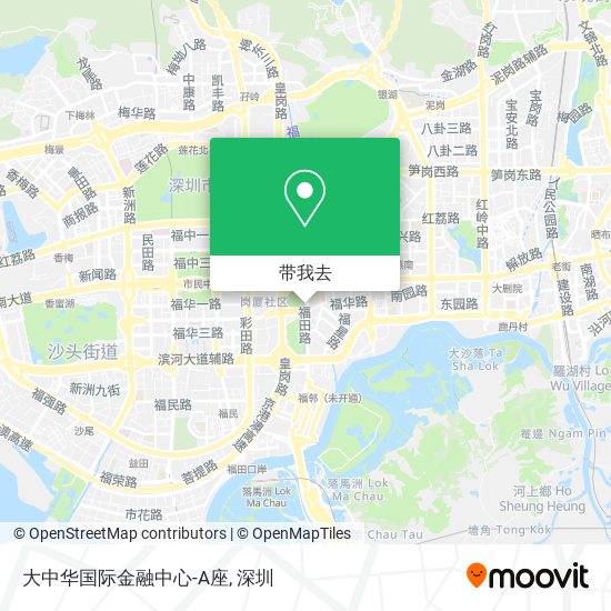 大中华国际金融中心-A座地图
