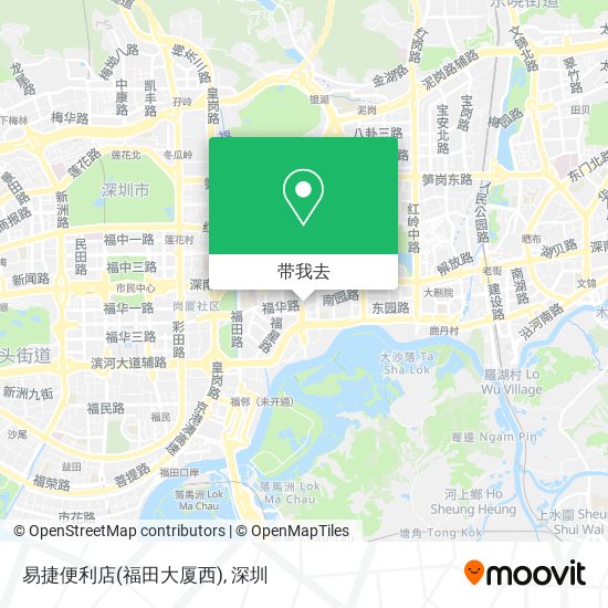 易捷便利店(福田大厦西)地图