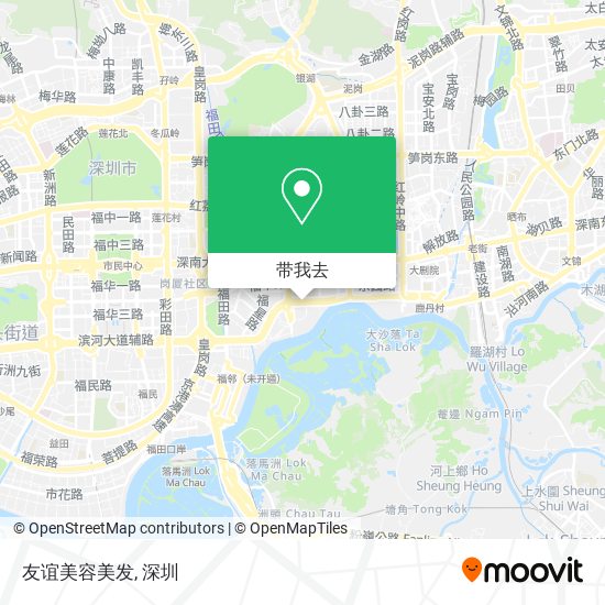 友谊美容美发地图
