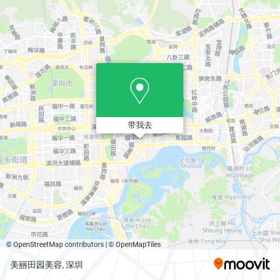 美丽田园美容地图