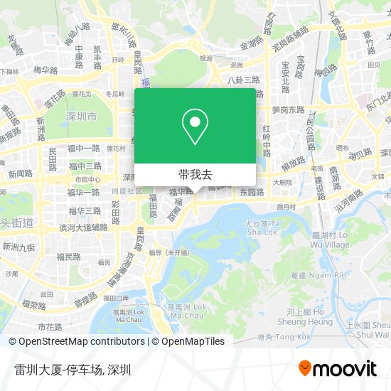 雷圳大厦-停车场地图