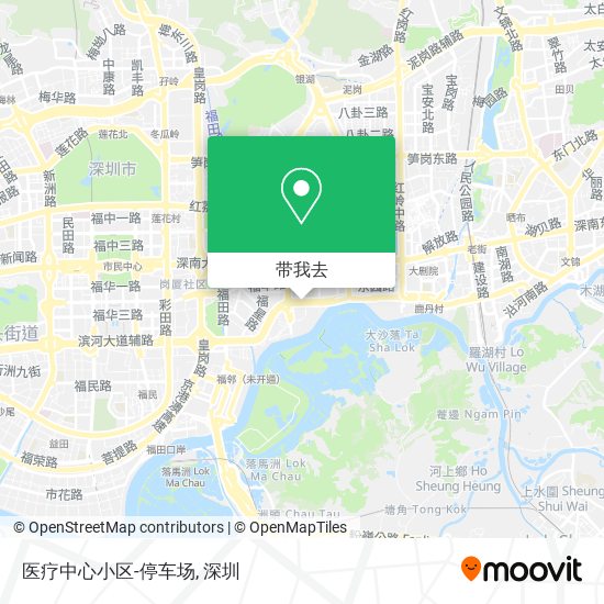 医疗中心小区-停车场地图