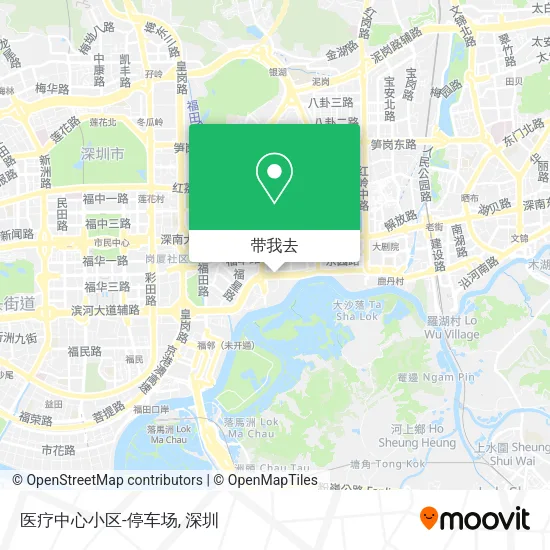 医疗中心小区-停车场地图