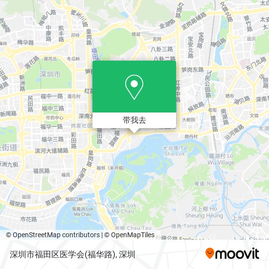 深圳市福田区医学会(福华路)地图