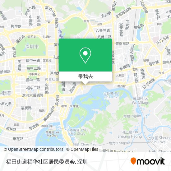 福田街道福华社区居民委员会地图