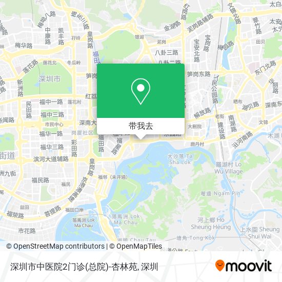 深圳市中医院2门诊(总院)-杏林苑地图