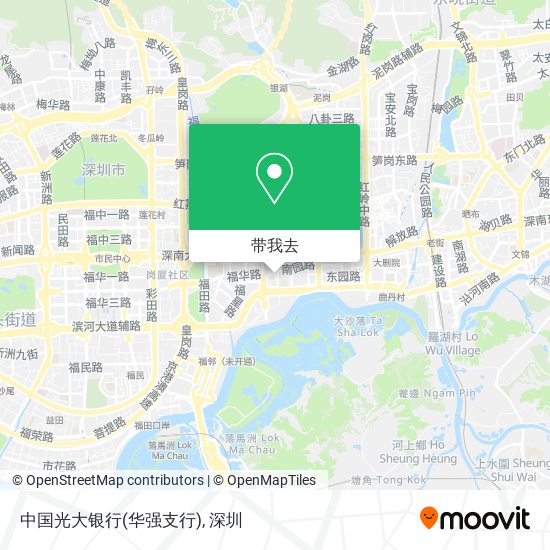 中国光大银行(华强支行)地图