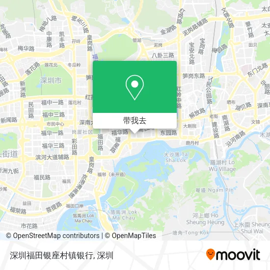 深圳福田银座村镇银行地图