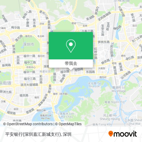 平安银行(深圳嘉汇新城支行)地图
