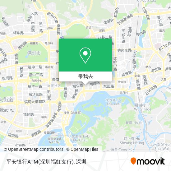 平安银行ATM(深圳福虹支行)地图