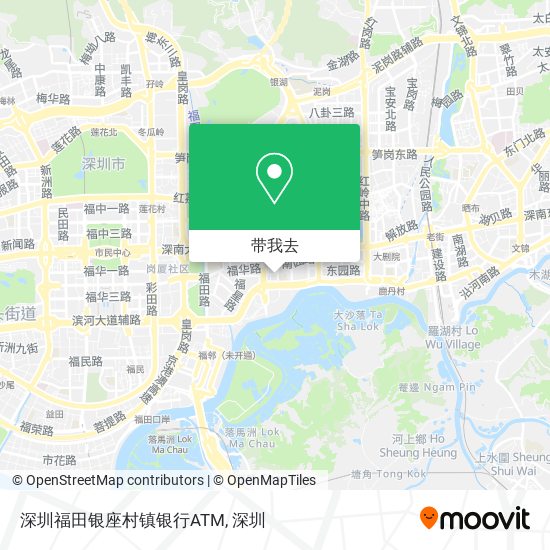 深圳福田银座村镇银行ATM地图