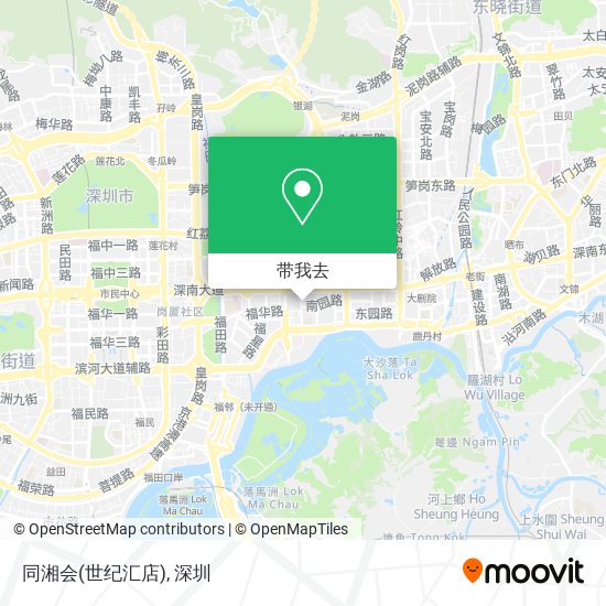 同湘会(世纪汇店)地图