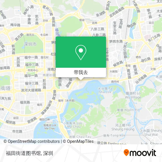 福田街道图书馆地图