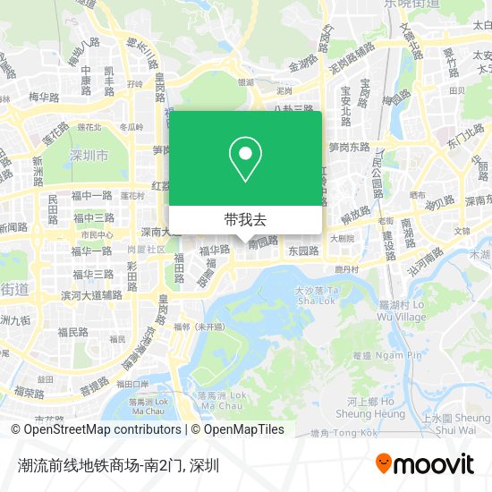 潮流前线地铁商场-南2门地图