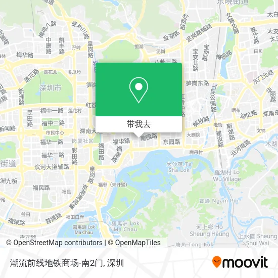 潮流前线地铁商场-南2门地图