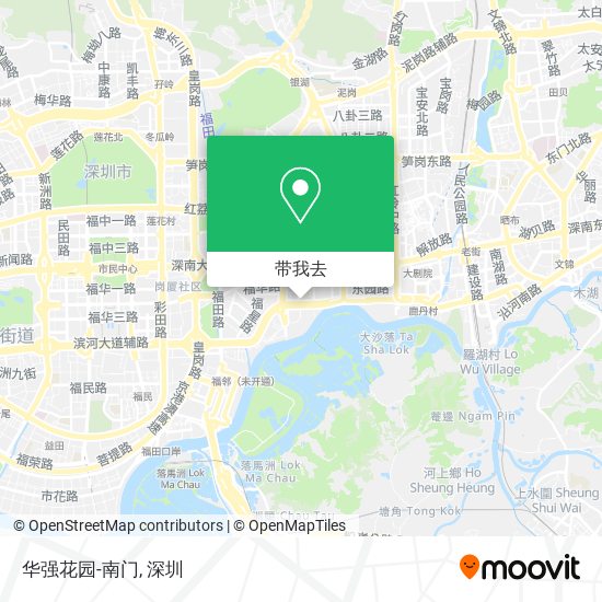 华强花园-南门地图