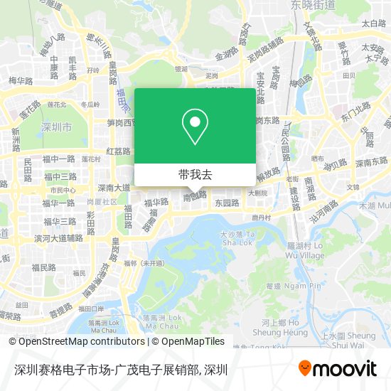 深圳赛格电子市场-广茂电子展销部地图