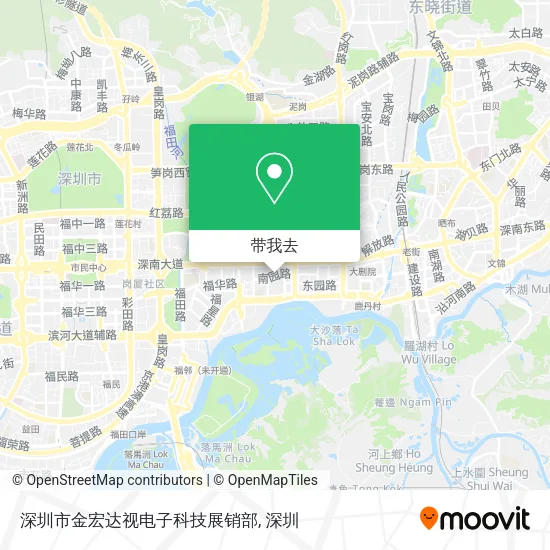 深圳市金宏达视电子科技展销部地图