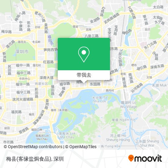梅县(客缘盐焗食品)地图