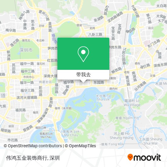 伟鸿五金装饰商行地图