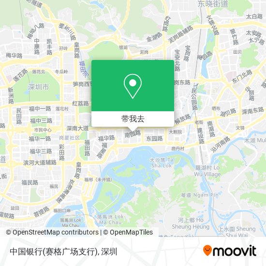 中国银行(赛格广场支行)地图