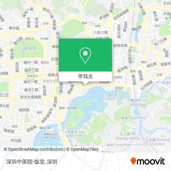 深圳中医院-饭堂地图