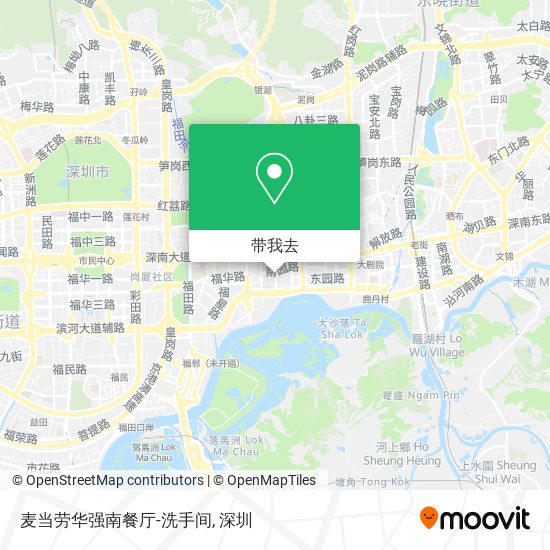 麦当劳华强南餐厅-洗手间地图