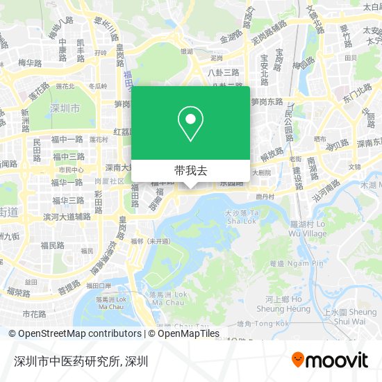 深圳市中医药研究所地图