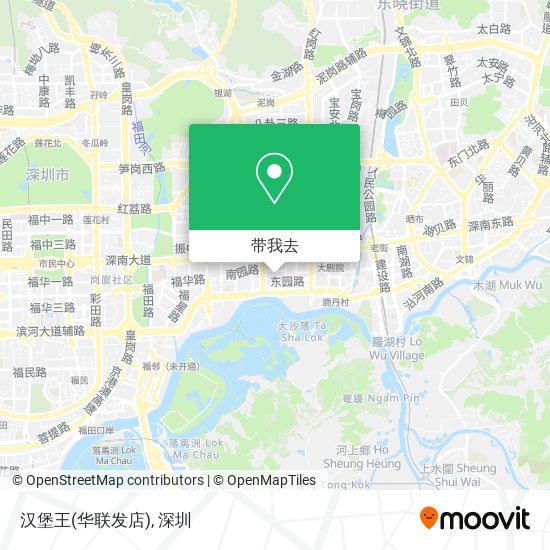 汉堡王(华联发店)地图