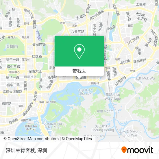深圳林肯客栈地图