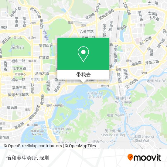 怡和养生会所地图