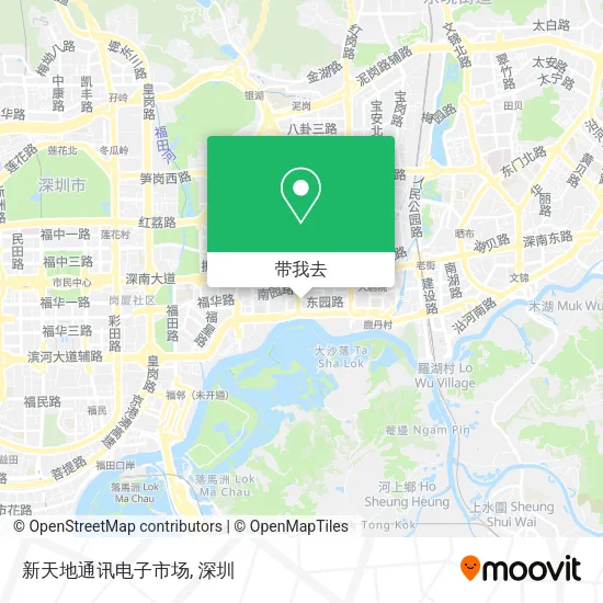 新天地通讯电子市场地图