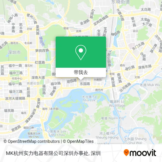 MK杭州实力电器有限公司深圳办事处地图