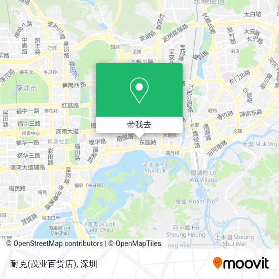耐克(茂业百货店)地图