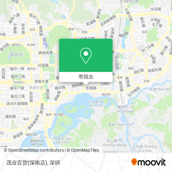 茂业百货(深南店)地图