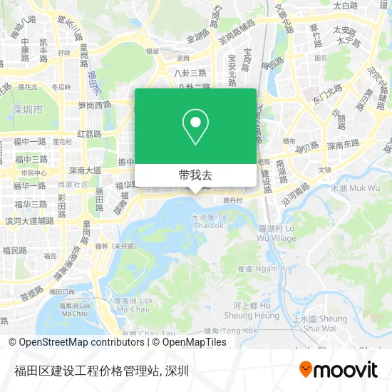 福田区建设工程价格管理站地图