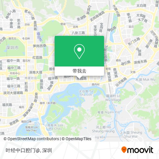 叶经中口腔门诊地图