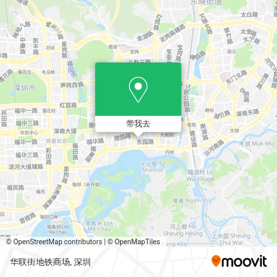 华联街地铁商场地图