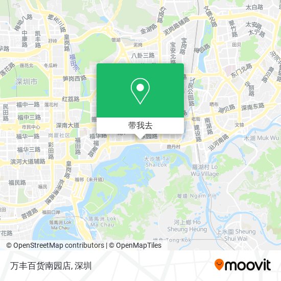 万丰百货南园店地图