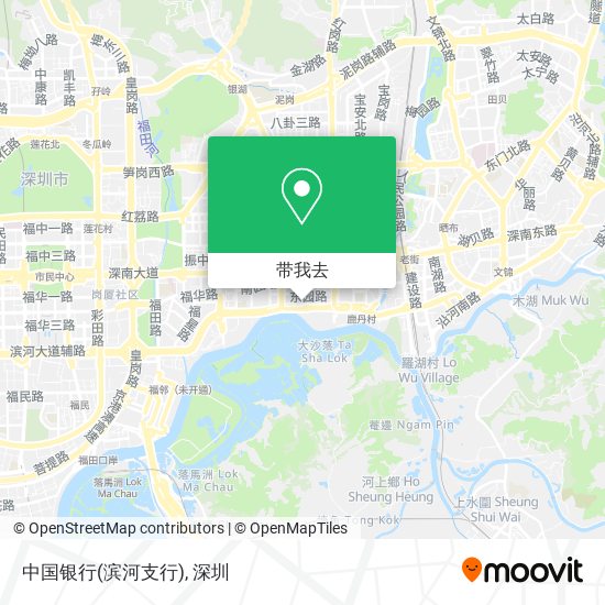 中国银行(滨河支行)地图