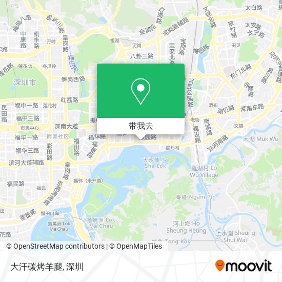 大汗碳烤羊腿地图