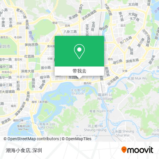 潮海小食店地图