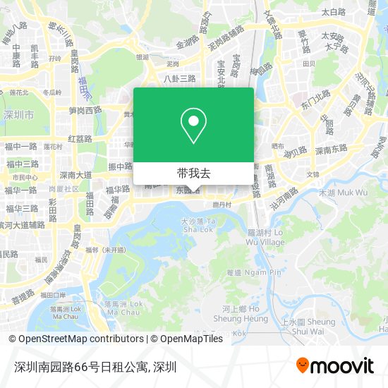 深圳南园路66号日租公寓地图