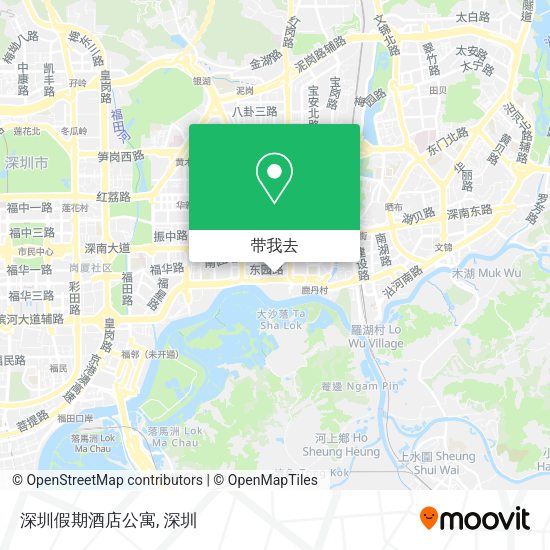 深圳假期酒店公寓地图